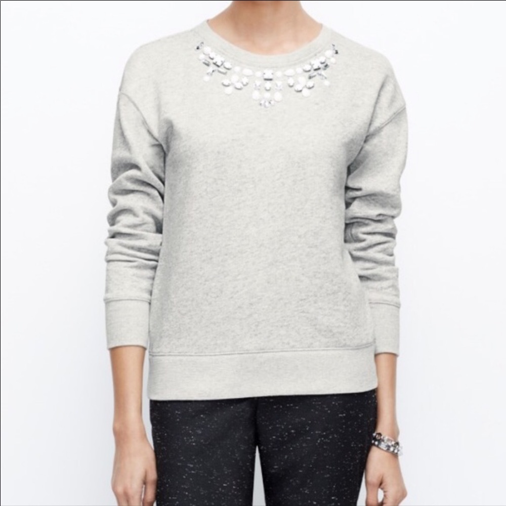 Ann Taylor jeweled sweatshirt